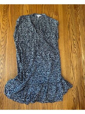 Rebecca Taylor Black Floral Dress